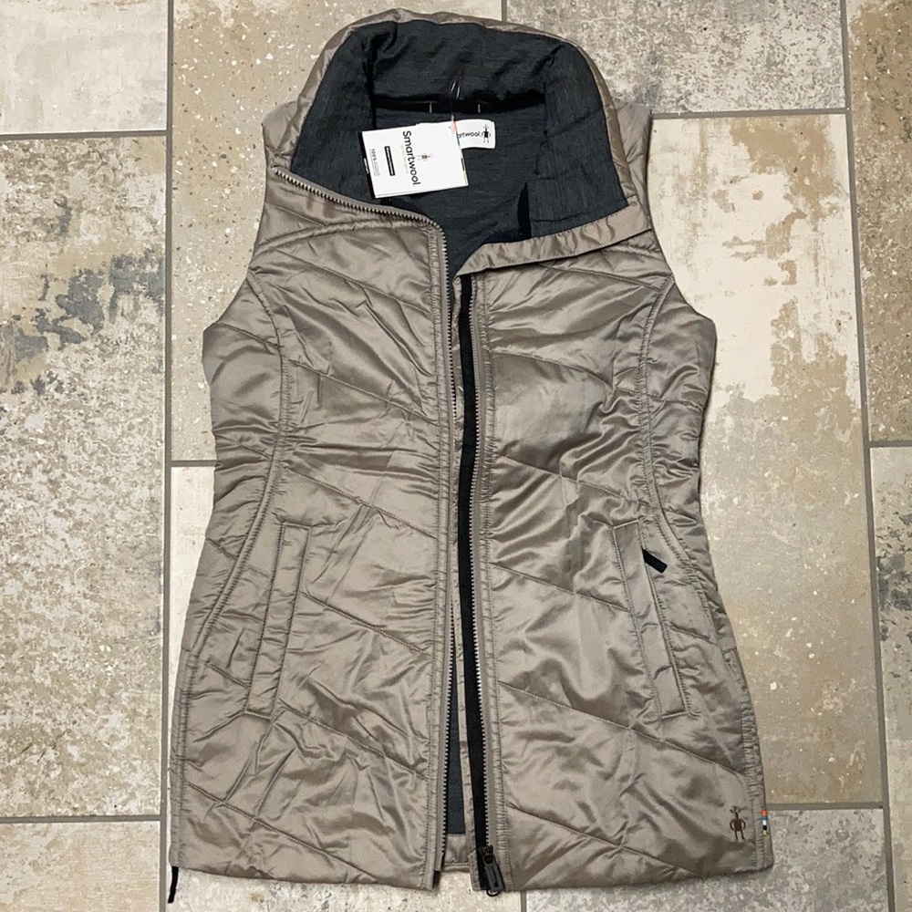 Smart wool gold vest